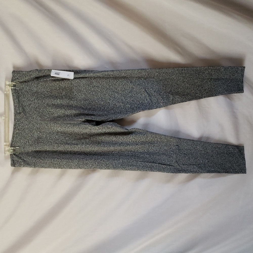 NEW Halston Studio Charcoal Marble Leggings